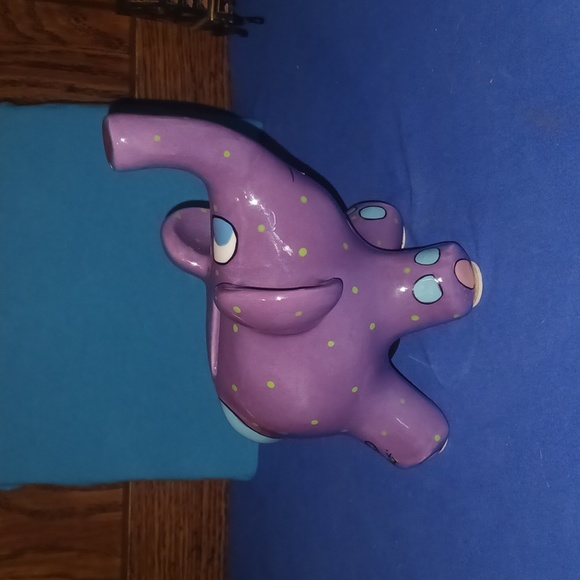 Ganz purple elephant piggy bank - Picture 4 of 7